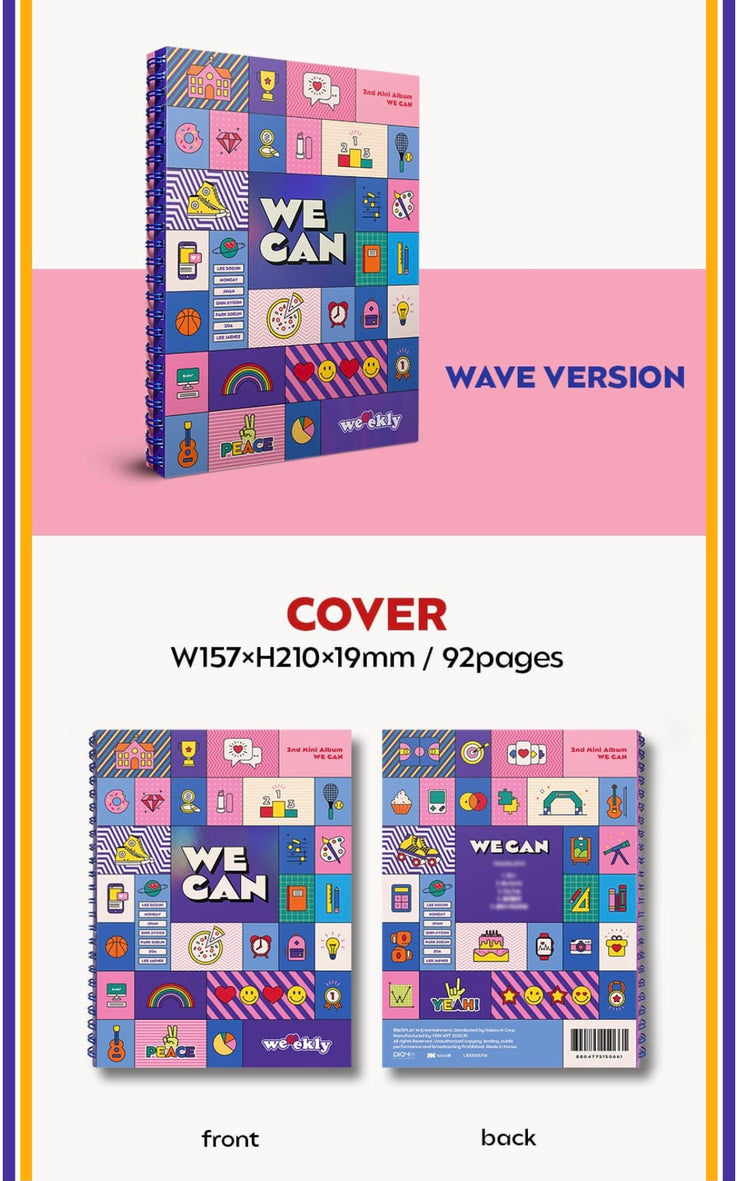 WEEEKLY - 2ND MINI ALBUM - WE CAN