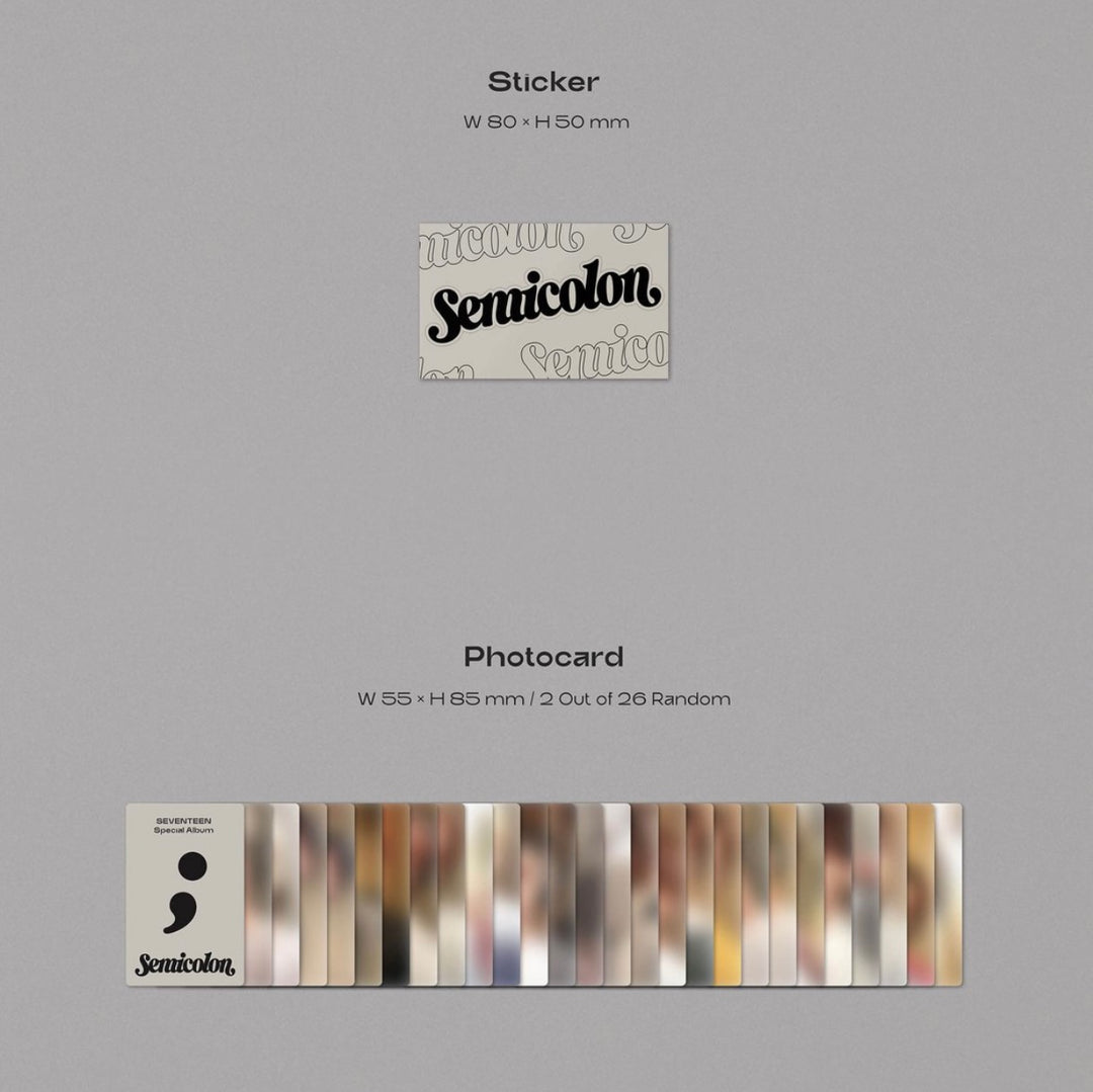 SEVENTEEN - SPECIAL ALBUM - SEMICOLON – KPOP N' FRIENDS