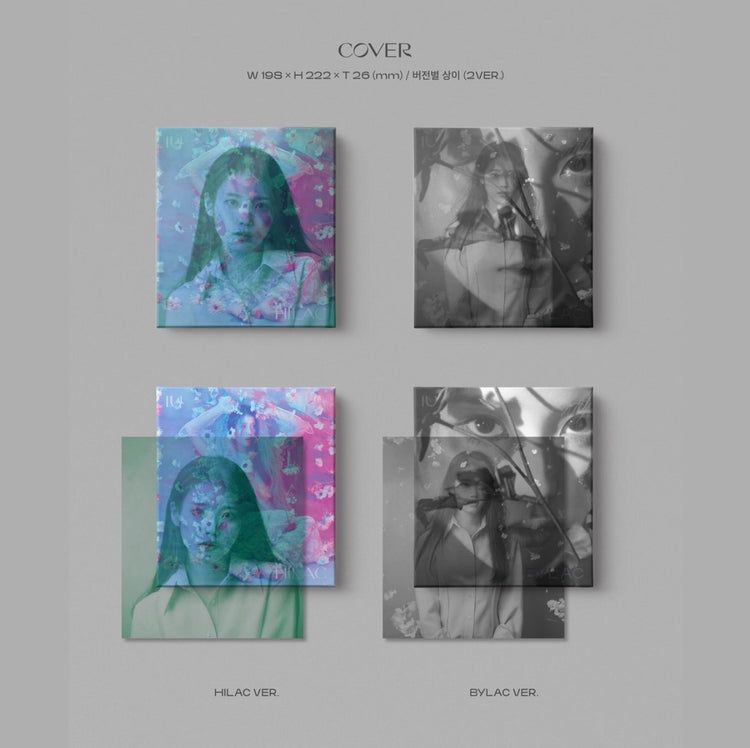 K-POP・アジア IU 5th Album LILAC HILAC/BYLAC IU [LILAC] 5th Album [ BYLAC ] VER. CD+1p FOLDED POSTER+