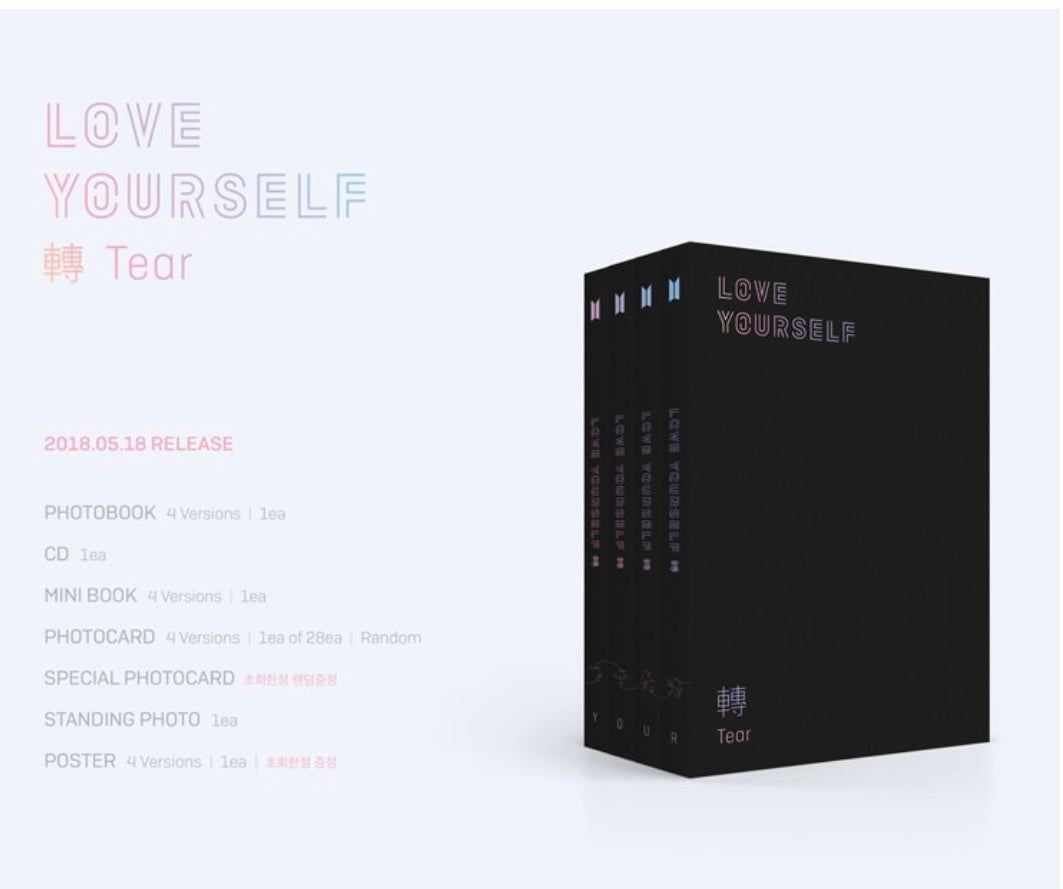 BTS - LOVE YOURSELF 轉 'TEAR' – KPOP N' FRIENDS