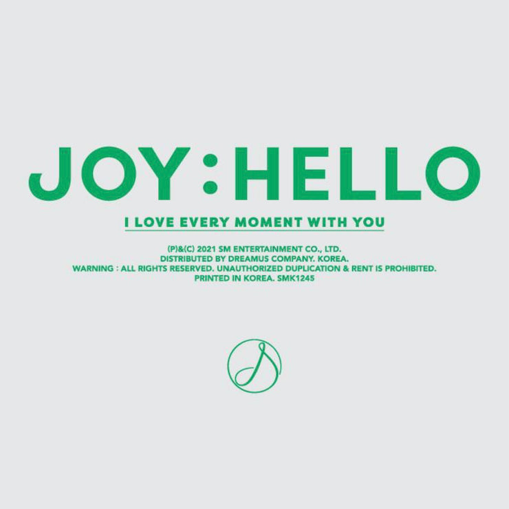 JOY - 1ST MINI ALBUM - HELLO - PHOTO BOOK VERSION