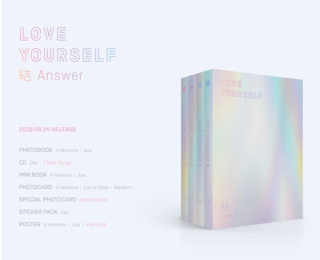 Bts cheapest love yourself album