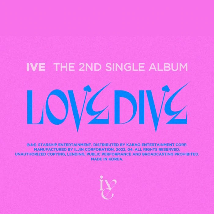 IVE - 2ND SINGLE ALBUM - LOVE DIVE – KPOP N' FRIENDS
